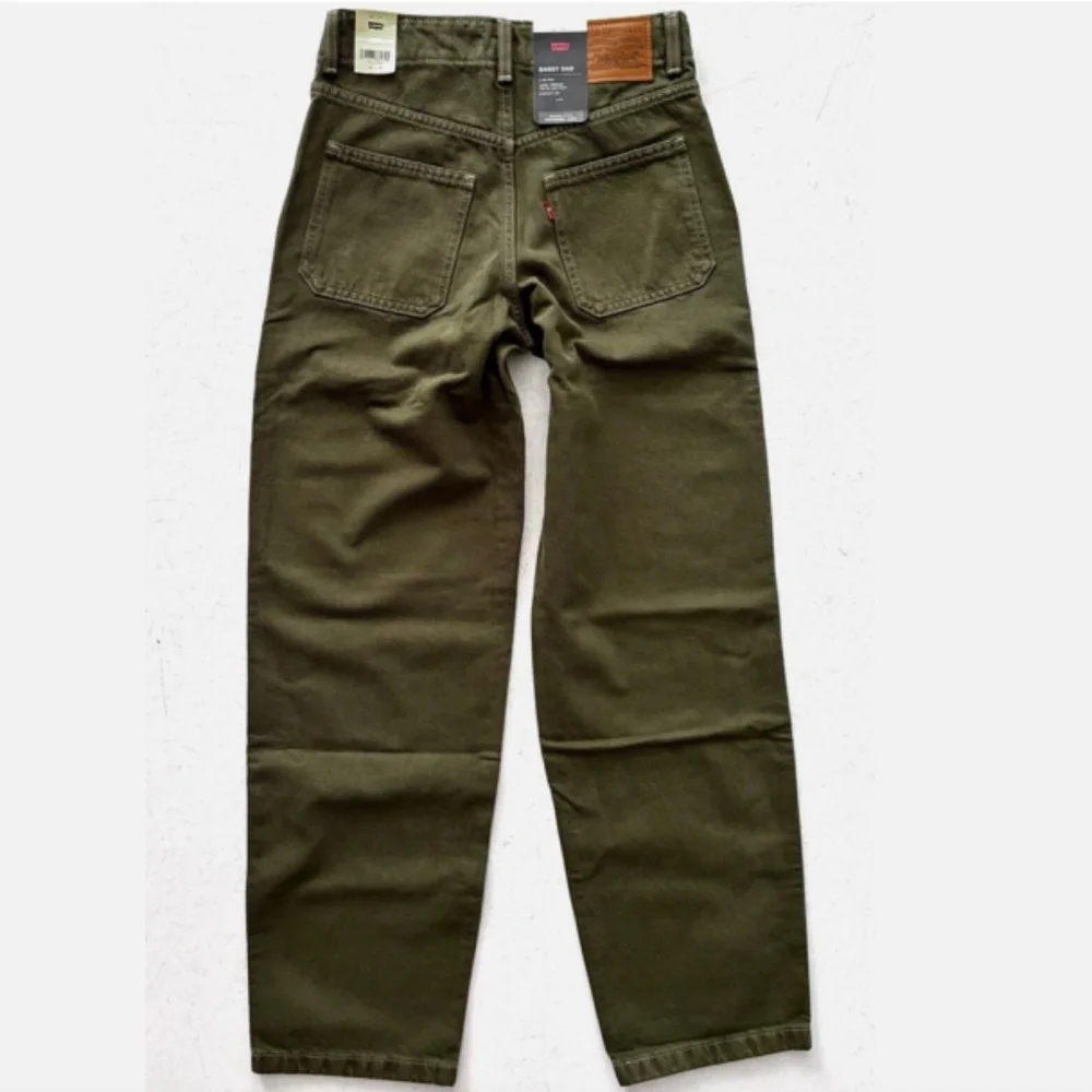 Levi's Olive Green Straight Leg Jeans - Picture 3 of 5